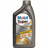 MOBIL 1л Super 3000 5W-40 синтетика ACEA A3/B3, A3/B4, API SN/SM, MB-Approval 229.3, VW502 00/505 00, BMW Longlife-01, Peugeot/Citroen B71 2296, Renault RN