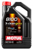 MOTUL 5л 8100 X-clean gen2 5W-40 C3, SP Олива синтетична BMW LL-04,  MB-APPROVAL 229.52, 226.5, RN0710 - RN0700, OPEL VAUXHALL OV 040 1547 - G40, OV 040 15