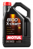 MOTUL 5л 8100 X-CLEAN+ 5W-30 Олива синтетична C3, BMW Longlife-04, MB 229.51, PORSCHE C30, VW 504.00, VW 507.00