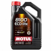 MOTUL 5л 8100 Eco-lite 5W-20 SP-RC Олива синтетична GM DEXOS1 GEN2, CHRYSLER MS 6395, FIAT 9.55535-CR1, FORD WSS-M2C930-A, WSS-M2C945-A, WSS-M2C945-B1,  WS