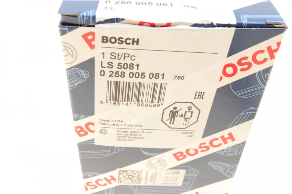 BOSCH лямбда-зонд (4 конт.) AUDI A3 1,8/1,8T VW 1,4/1,8/2,3 SEAT SKODA 1,8/1,8T