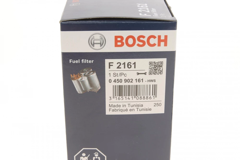 BOSCH F2161 H=143mm фільтр паливний (пластиковий корпус)CITROEN C5, Xsara,Xantia  PEUGEOT