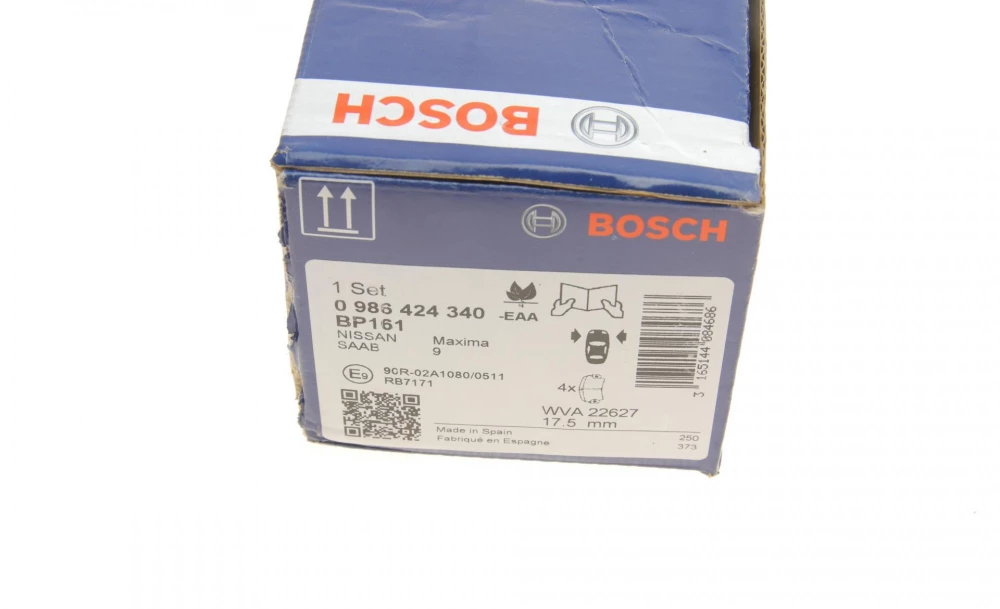 BOSCH гальм. колод. передн. Nissan Maxima QX 97-2000