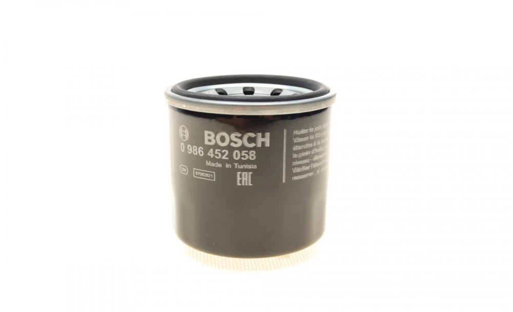 BOSCH P2058 H=66mm фільтр масляний DAIHATSU SUZUKI Baleno 1,6i DAEWOO Matiz 0,8/1,0i