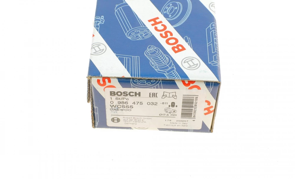 BOSCH  циліндр гальм. задн. (17,46мм)(1отв) Corsa A, Kadett E, Astra, Ascona DAEWOO Nexia