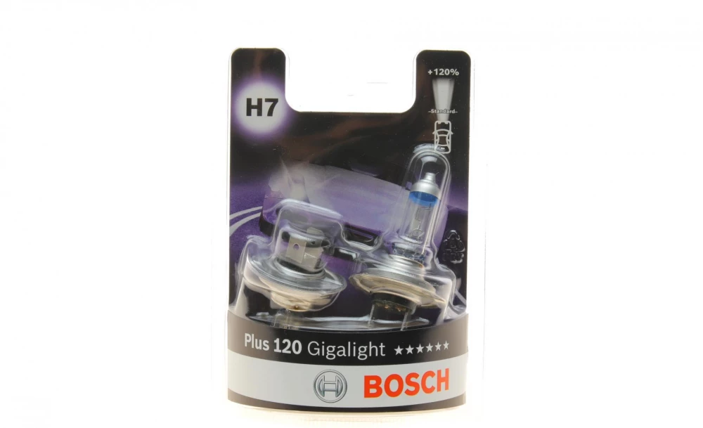 BOSCH H7 Gigalight PLUS 120% автолампа 2шт.