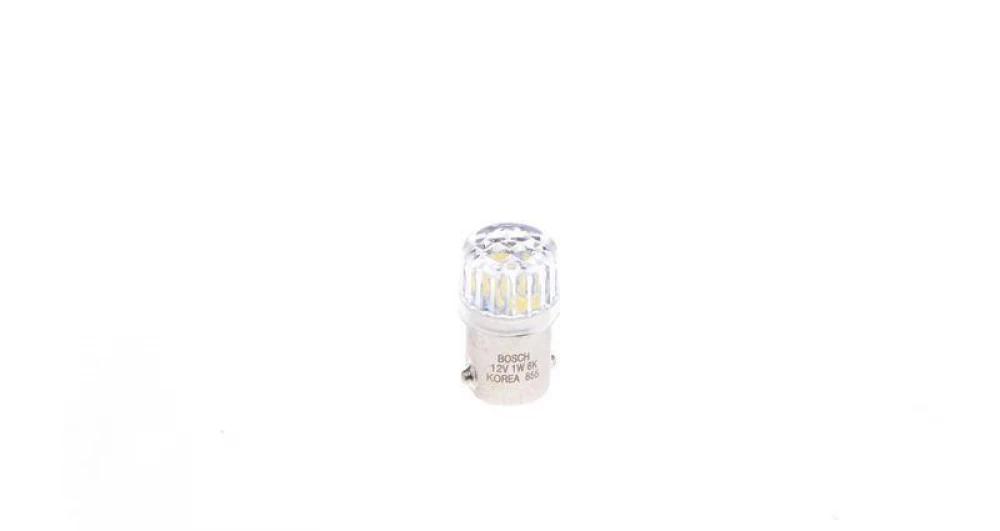 BOSCH LED автолампа 12V 1W T4W 6000K (2шт.) холодний