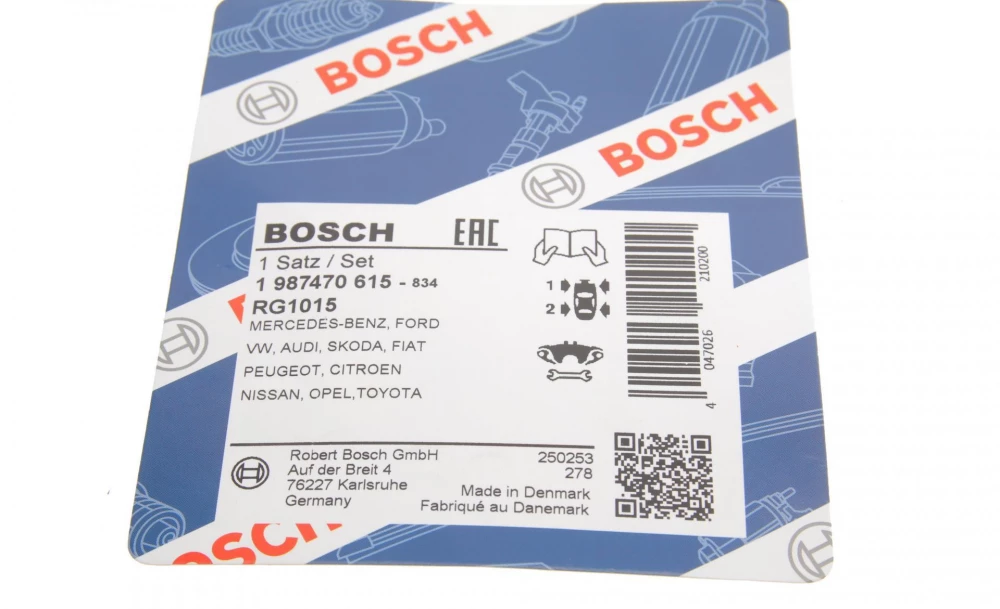 BOSCH  Р\к супорта PEUGEOT Partner 1.8 97-02