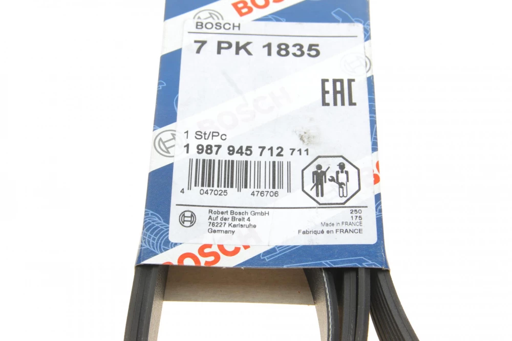 BOSCH ремінь П-клиновий 7PK1835