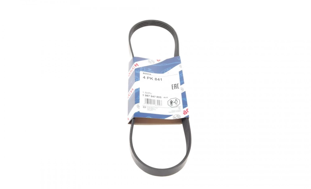 BOSCH ремінь П-клиновий 4PK841 BMWCITROENFIATHONDAMAZDATOYOTAPEUGEOT