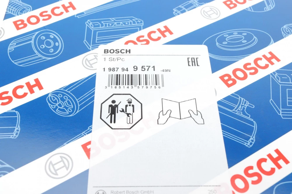 BOSCH ремінь зубчастий Z=132 VOLVO 2,4D: V70 S80 01-