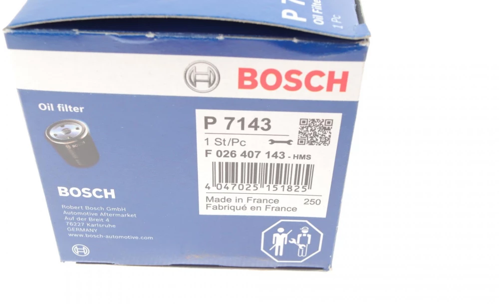 BOSCH  VW фільтр мастила Golf VII 1.2/1.4,Audi,Skoda Octavia 11-