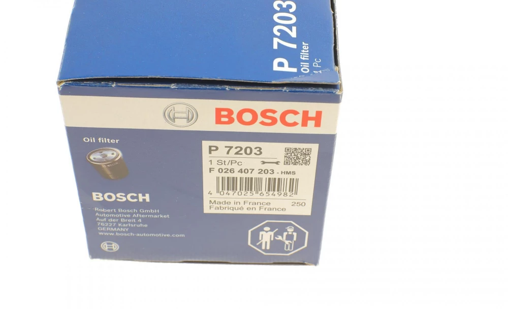 BOSCH P7203 FORD фільтр масляний C-MAX 1.0 ECO BOOST / 2.0L EcoBoost IVCT Turbo / 2.0L DOHC EFI NA    FUSION 2.5