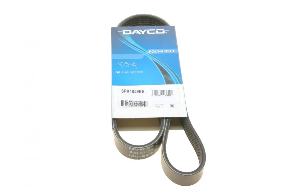 DAYCO ремінь П-клиновий 6PK1059 (Elastic)