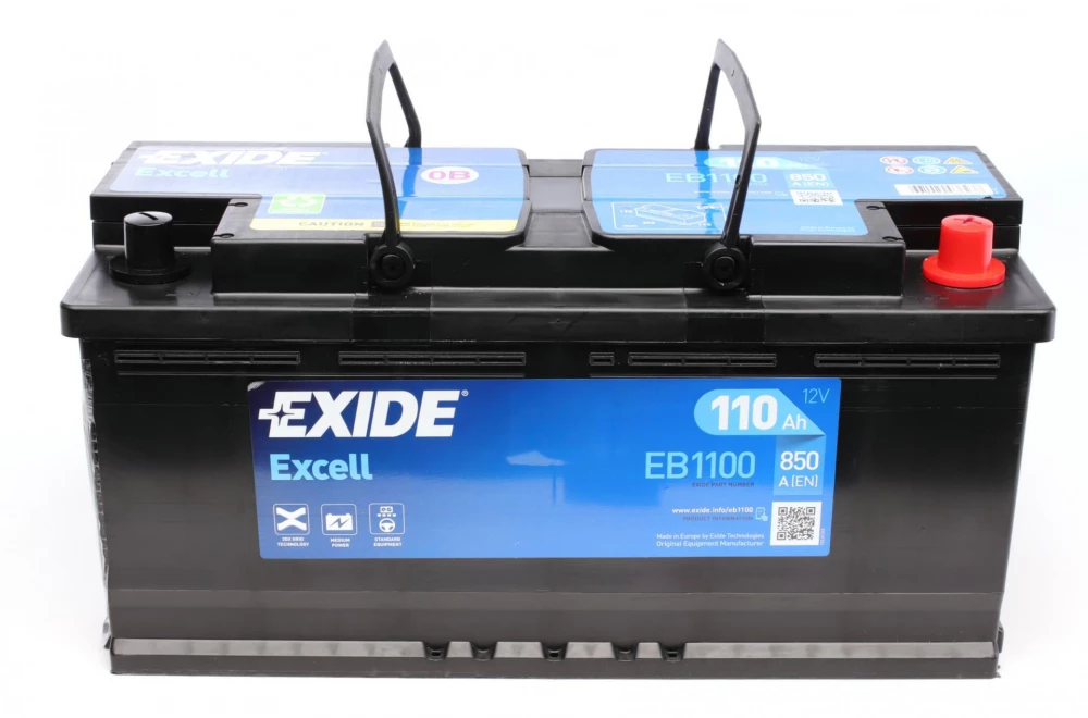 АКБ 6СТ-110 R+ (пт850) (необслуж)(392х175х190) EXCELL Exide