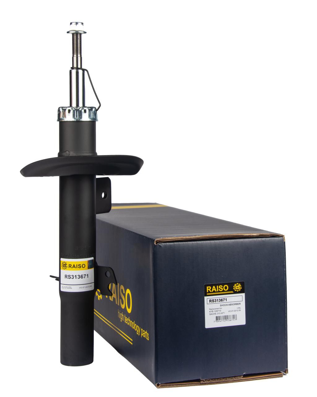 Амортизатор передній лів. Peugeot 207 06- (47mm) (газ.)