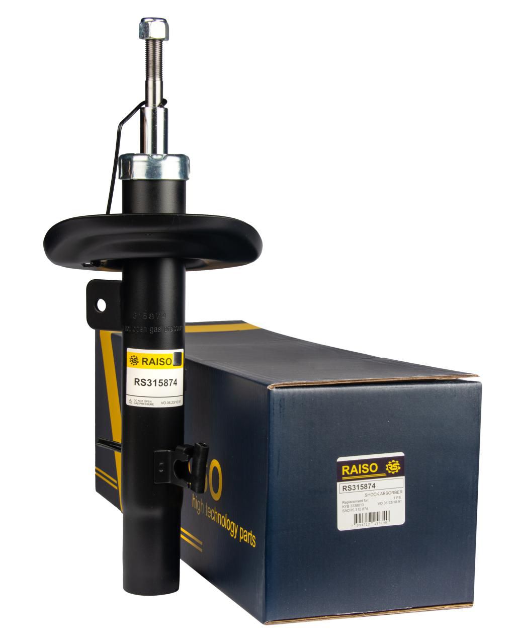 Амортизатор передній лів, Peugeot 208 12-19 (47mm) (газ,)