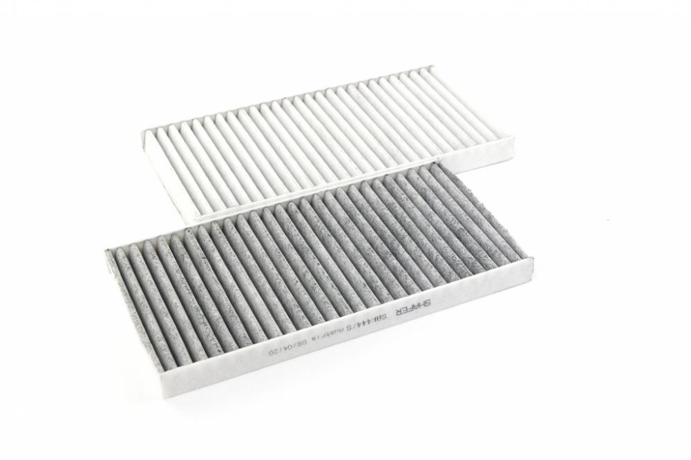 Фільтр салонний Hyundai Tucson, Sorento, Sportage, Santa Fe, 01-, 217x108x17, вугільний