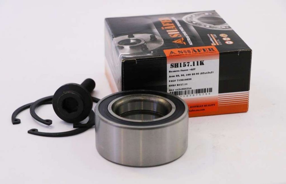 Підшипник передній Audi 80, 90, 100, 88-96, (37x43/45x82), монт. ккт.+