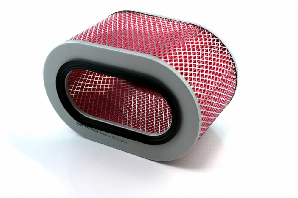 Фільтр повітряний Mitshubishi Galant II, Pajero I-II, Pajero Sport I 2.3D-2.8D (80-), (з внутрішньою і зовнішньою металевою сіткою, з червоним папером нуль
