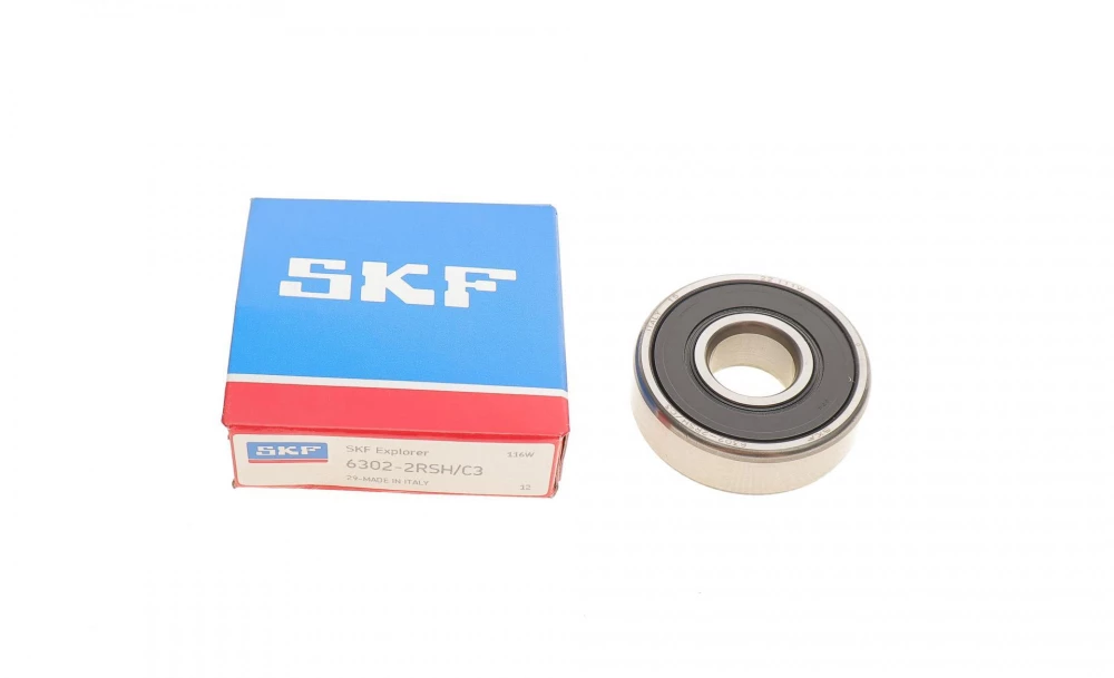 SKF підшипник кульковий 6302 2RSH/C3 15*42*13 (збільш. тепловий зазор)