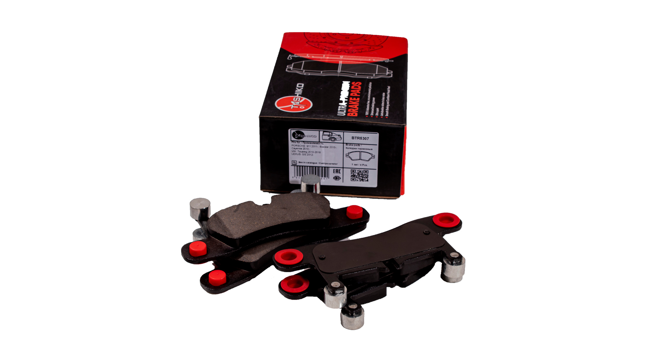 Колодки гальмівні Tashiko задні VW Touareg; Lexus GS; Porsche 911, Boxster, Cayenne FDB4424 7SLB2239