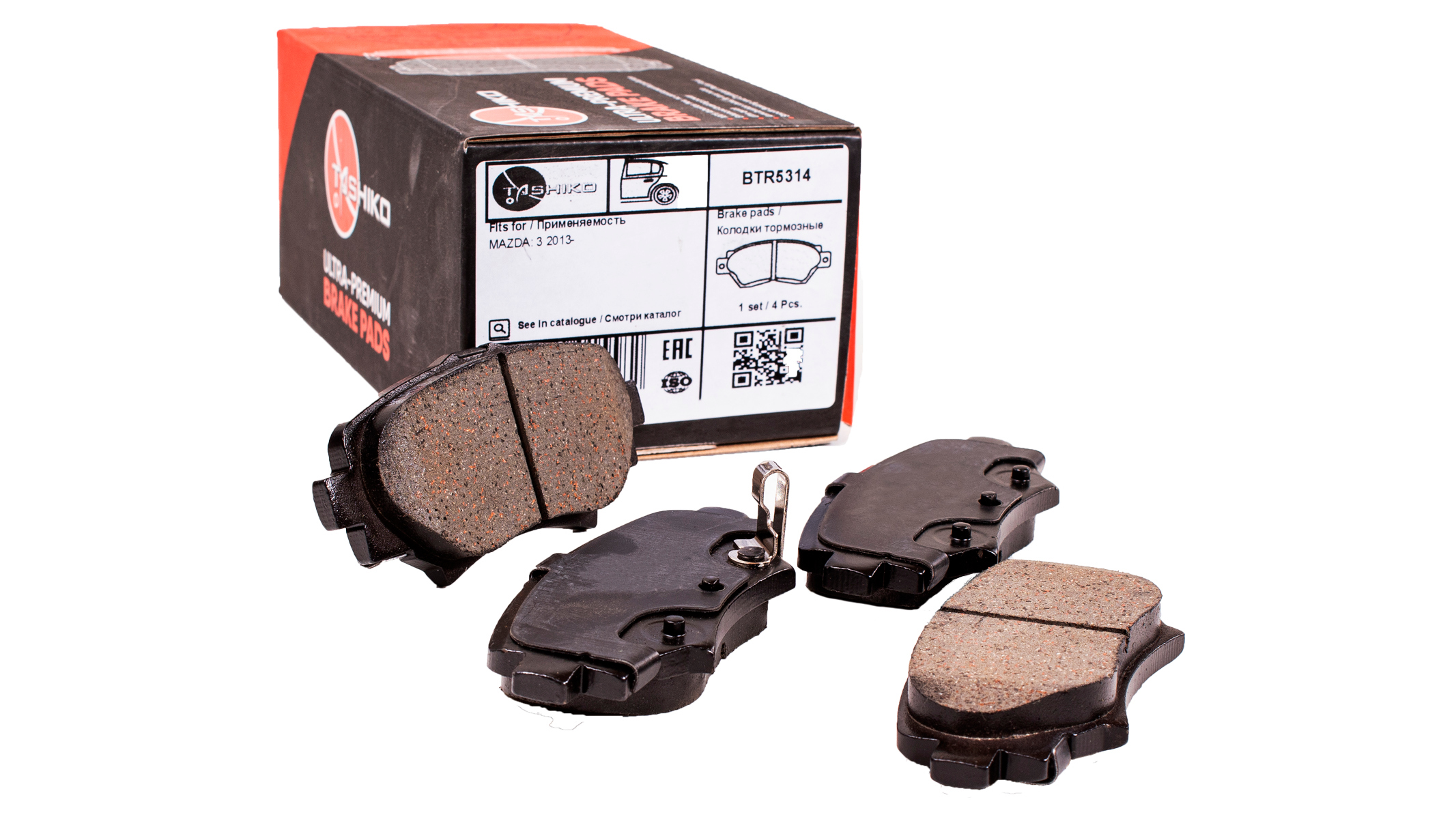 Колодки гальмівні Tashiko задні Mazda 3 FDB4700