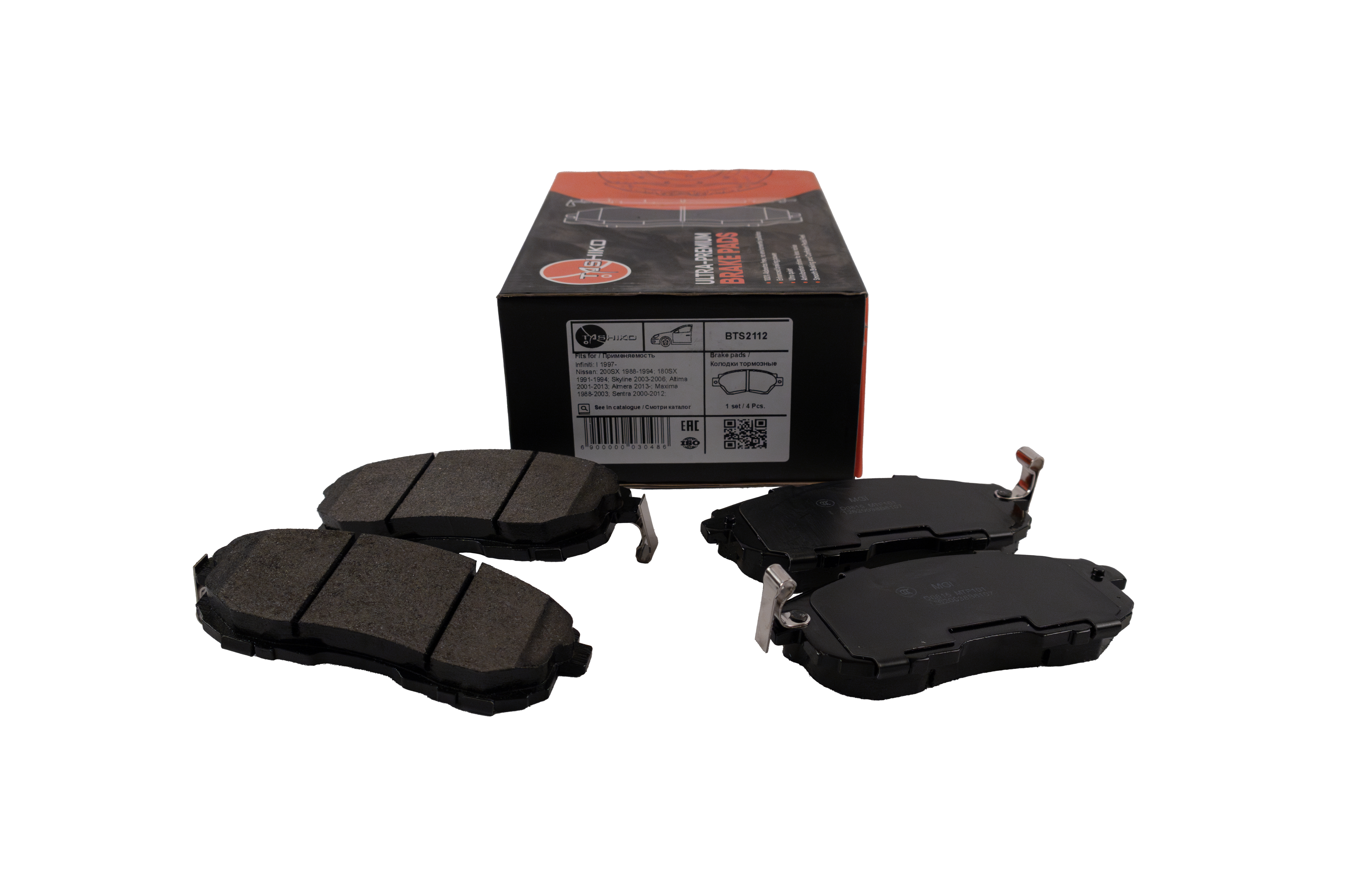 Колодки гальмівні Tashiko передні Infiniti I; Nissan Almera, Maxima, Altima, Sentra, 180SX, 200SX FDB1559