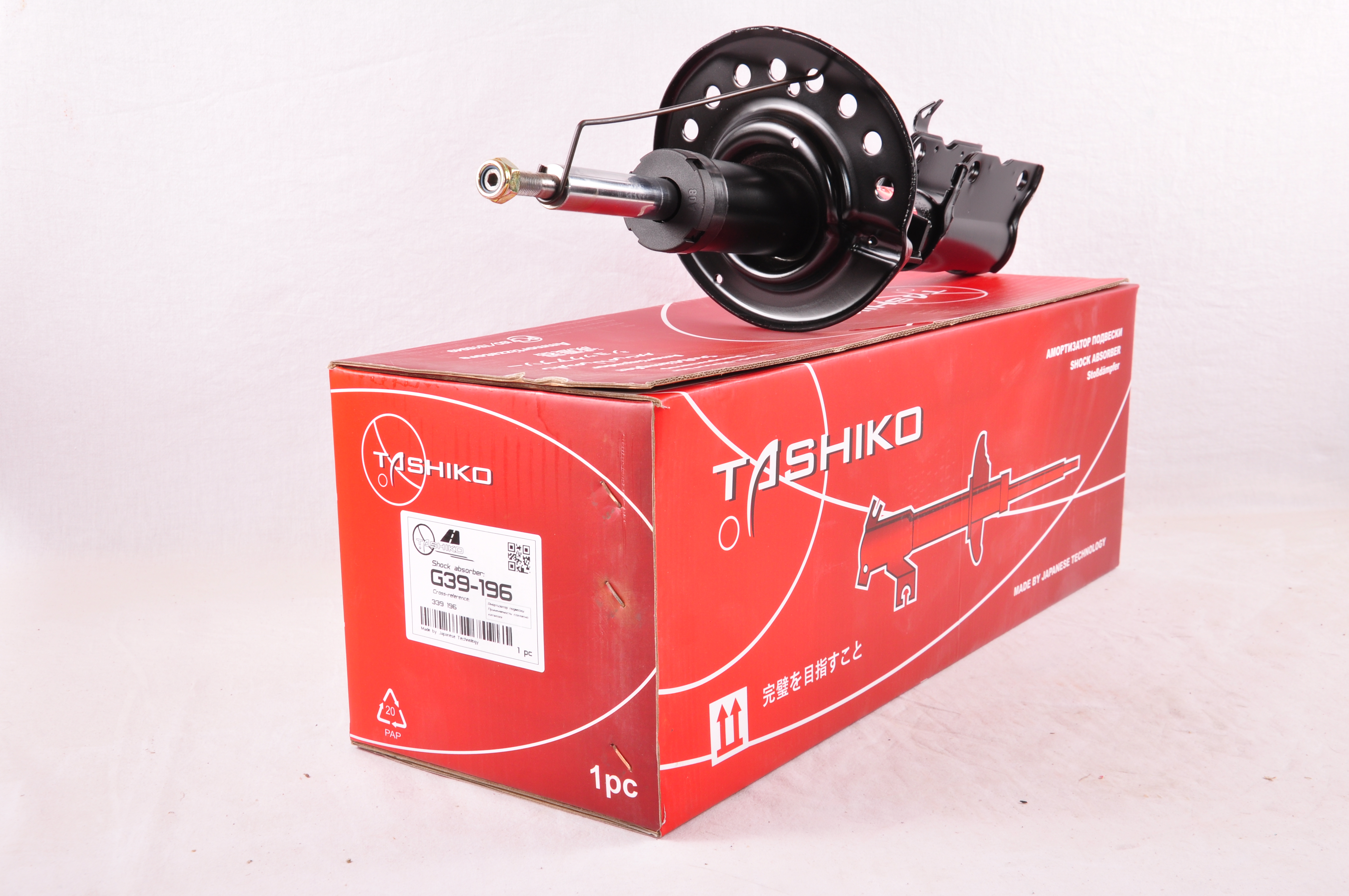 Стійка амортизатора Tashiko передня права Nissan Qashqai 2007-2013 339196