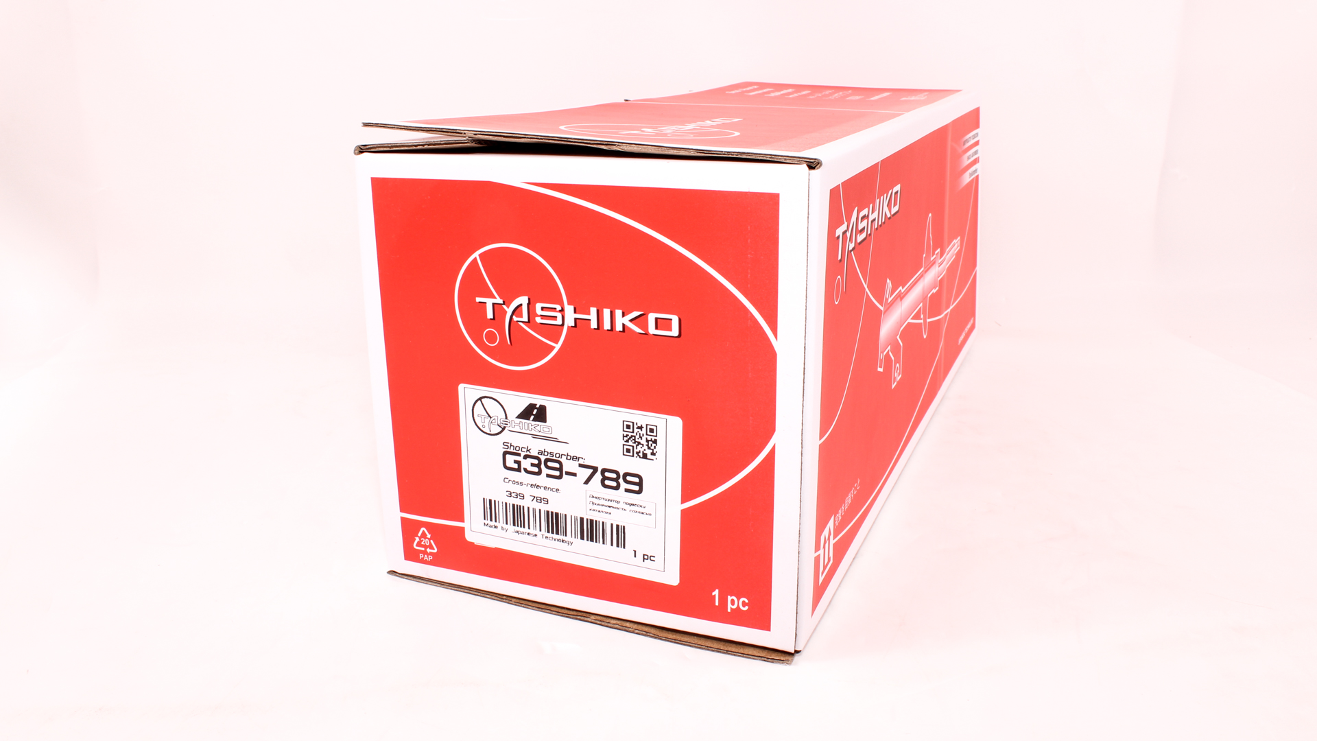 Стійка амортизатора Tashiko передня ліва Fiat Doblo 152 2010-- 339789 315372