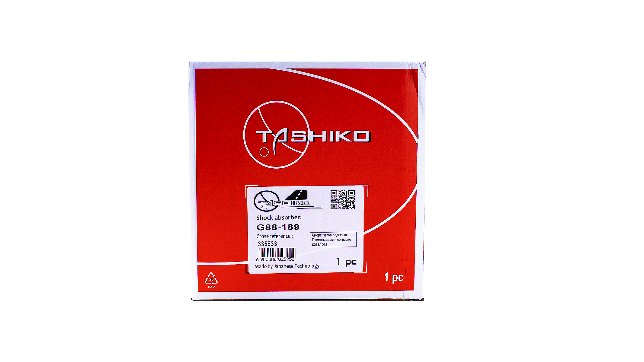 Стійка амортизатора Tashiko передня права BMW X3 E83 2003-- G88-189 335833