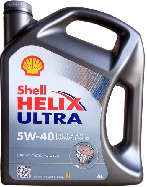 Олива моторна SHELL Helix Ultra 5W-40 4л