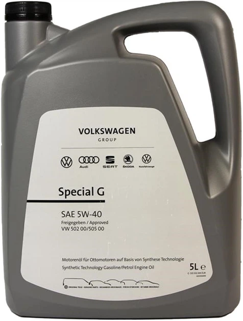 VW AUDI Special G 5W-40 5Lx3 для бензиновых двс