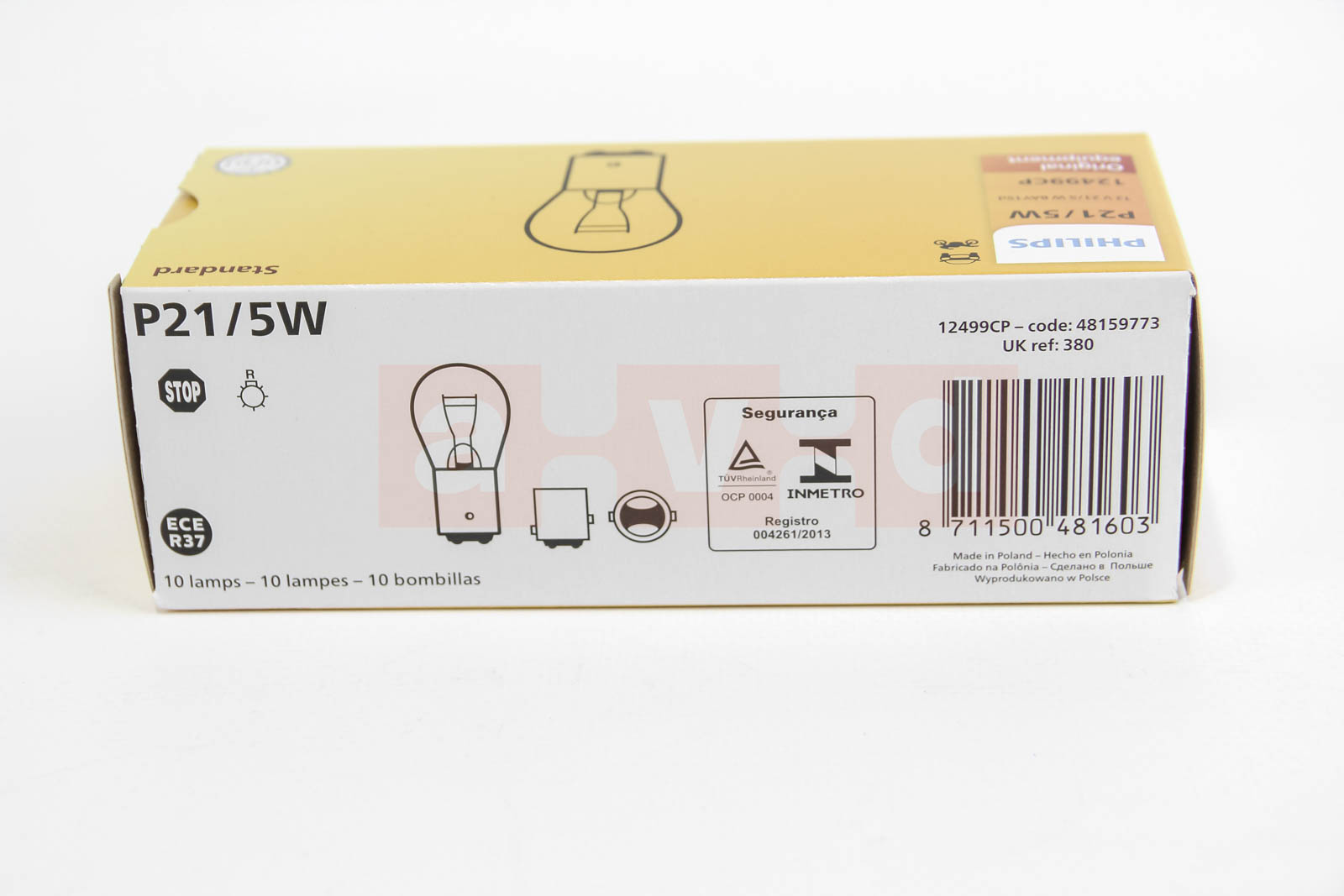 лампа розжарювання 12 [В] P21/5W STAND 21/5W цоколь BAY15d