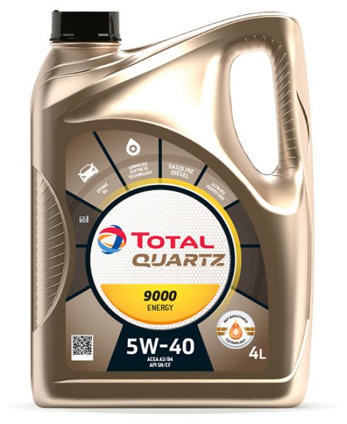 TOTAL QUARTZ 9000 ENERGY 5W-40, 4L (x3)